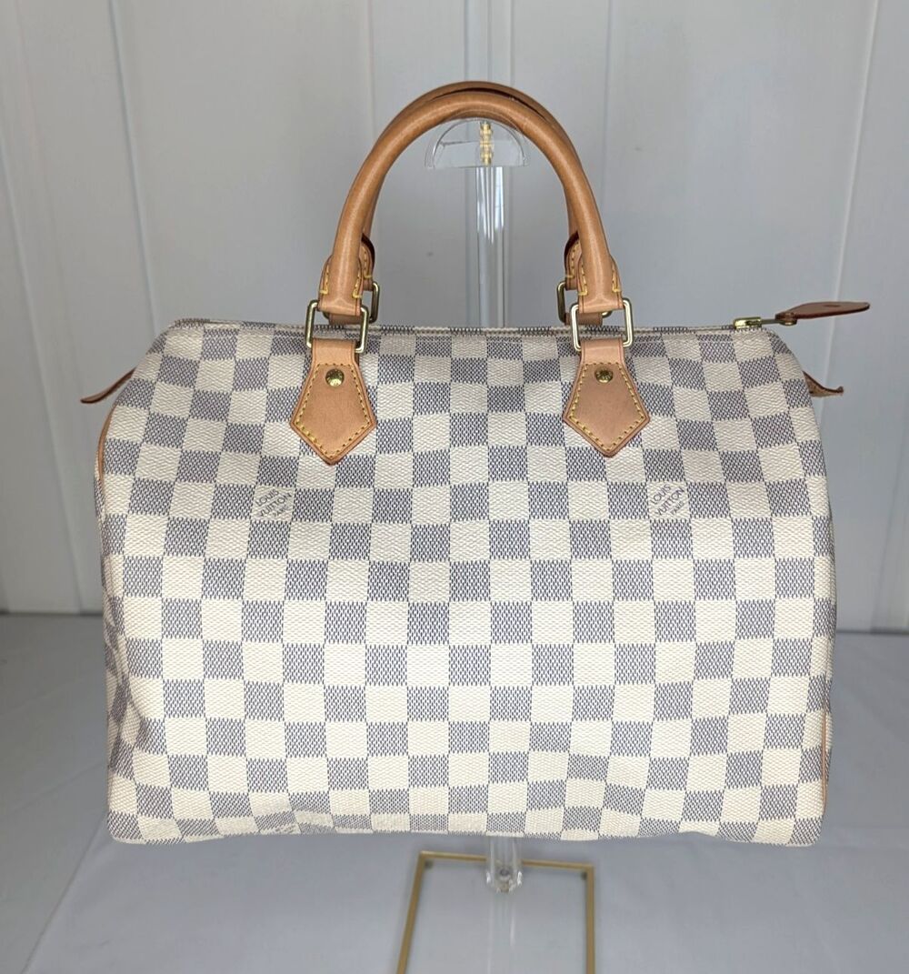 Louis Vuitton Speedy 30 - Damier Azur, Very Clean, Nice Condition!